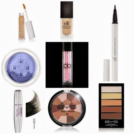 Un Make Up Petit Budget, avec ELF, PBCosmetics, BYS et Yves Rocher