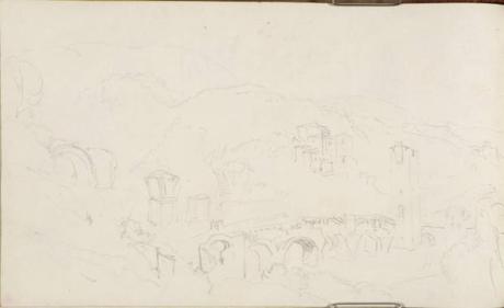1819_Turner_Pont Narni carnet Ancone-Rome dessin 123
