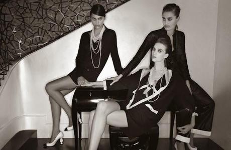 La campagne Chanel Croisière 2014 shootée par Karl Lagerfeld...