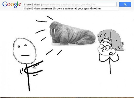 10 suggestions bizarres de google, illustrées 10 suggestions bizarres de google, illustrées