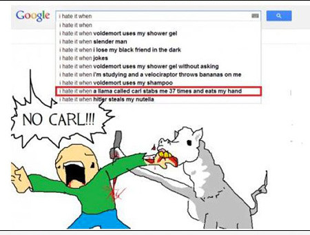 10 suggestions bizarres de google, illustrées 10 suggestions bizarres de google, illustrées