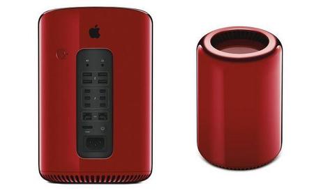 apple mac pro red