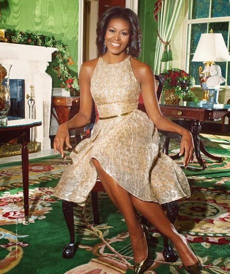 Toujours aussi lumineuse, la première dame: Michelle O. en couverture de Ladies'Home Journal