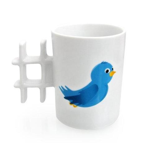 Le mug Twitter, pour les accros du réseau twitter accessoire mug tasse geek gkdv
