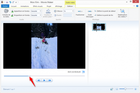 Recréer l’effet ralenti de votre iPhone 5s sur Movie Maker movie_maker_1
