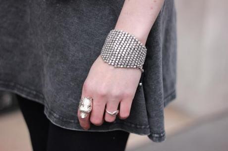 bracelet maille argent