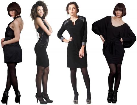 5 couturiers revisitent la petite robe noire pour Monoprix petite-robe-noire-laurie-anne-fritz