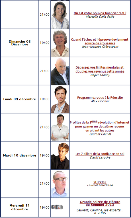 Vous êtes invité au… Conférenciers 2