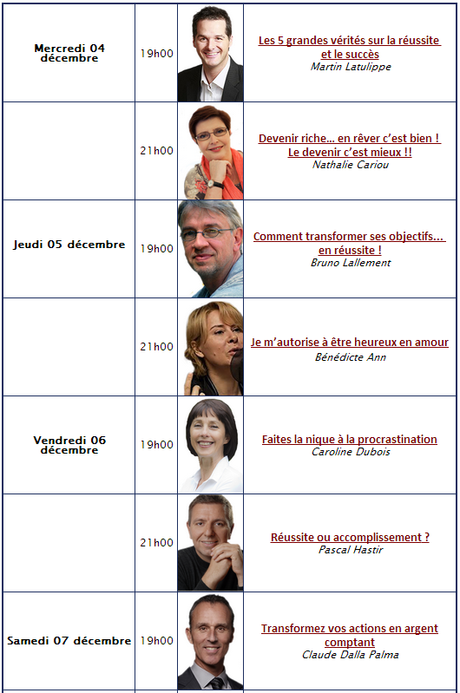 Vous êtes invité au… Conférenciers 1