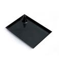 assiette starck rectangle noir Assiette noire plastique