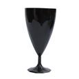 verre a eau noir verre a pied noir