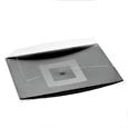 assiette rectangle noire jetable assiette ondeo