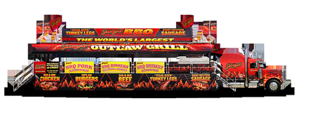 Le plus gros hamburger commercialisé juicy's outlaw grill