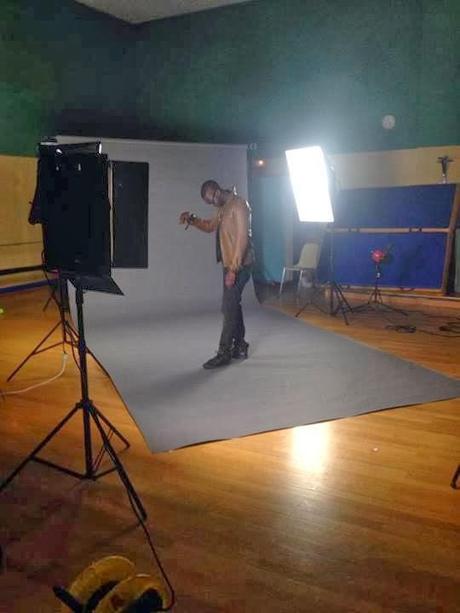 Photo exclusive du tournage du clip Photo exclusive du tournage du clip