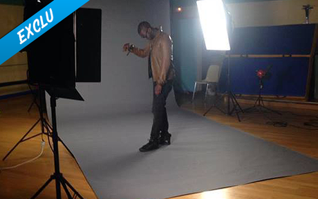 Photo exclusive du tournage du clip Photo exclusive du tournage du clip