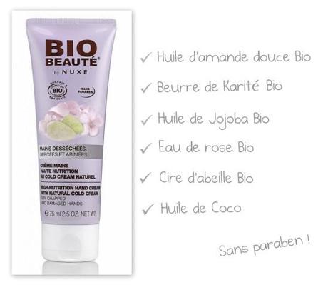 Bio Beauté by Nuxe Crème mains haute nurtition