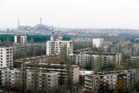 Pripyat, une des villes fantômes près de Tchernobyl