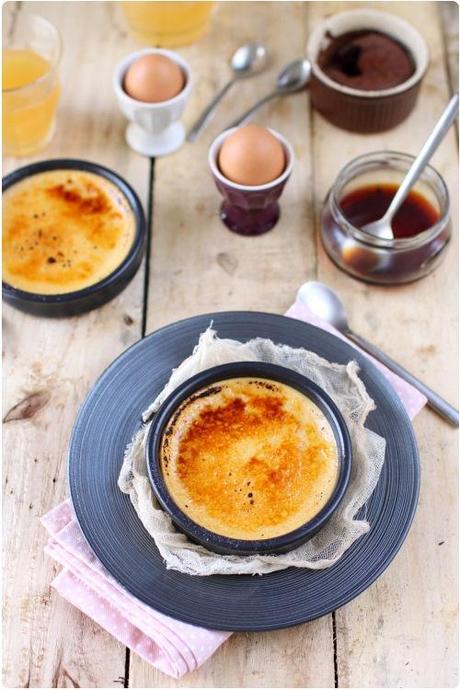 Crèmes brûlées au café