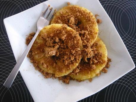 Crumble d'ananas frais aux spéculos crumble d'ananas frais aux spéculos