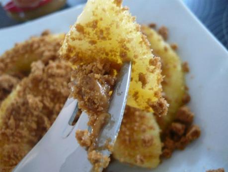 Crumble d'ananas frais aux spéculos ananas speculos