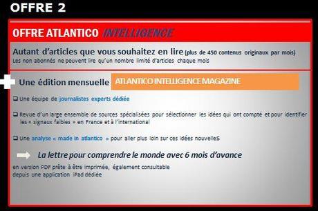 Atlantico payant offre 2