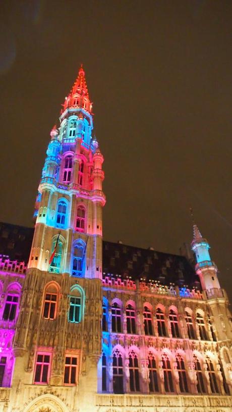 Bruxelles illuminée pour Noël Hôtel de Ville