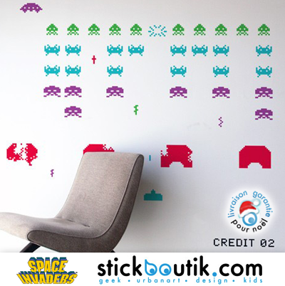 Stickers Muraux géants pour Geek: Idées cadeaux originales