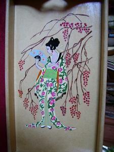 Peinture sur bois et verre Peinture sur bois et verre