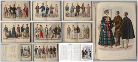 Vente d’étoffes, papiers peints, costumes et haute-couture Les Modes Françaises, Journal des Tailleurs