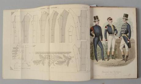 Vente d’étoffes, papiers peints, costumes et haute-couture Les Modes Françaises, Journal des Tailleurs