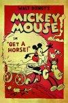 Mickey-a-cheval-Poster