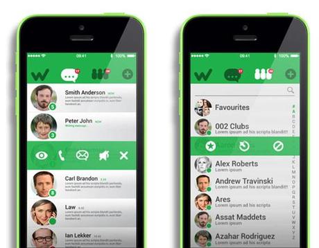 La nouvelle version Whatsapp pour l’iOS7