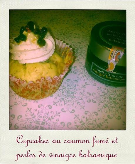L'Avent des Gourmands #3 : Cupcakes au saumon et perles de vinaigre balsamique L'Avent des Gourmands #3 : Cupcakes au saumon et perles de vinaigre balsamique