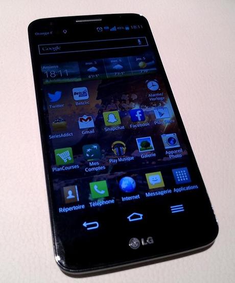 TEST – LG G2 ecran