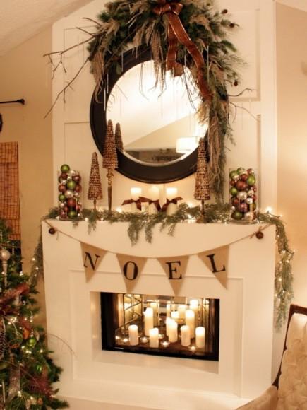 Foyer et décoration de Noël