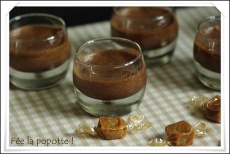 Mousse chocolat et caramel au beurre salé mousse choco 2