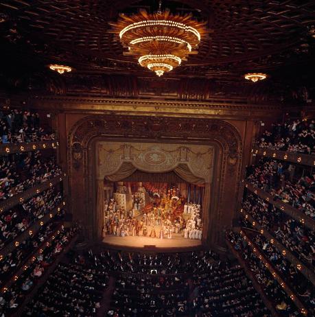 Verdi’s opera Aida enthralls a packed house in New York City, July 1964.Photograph by Albert Moldvay, National Geographic