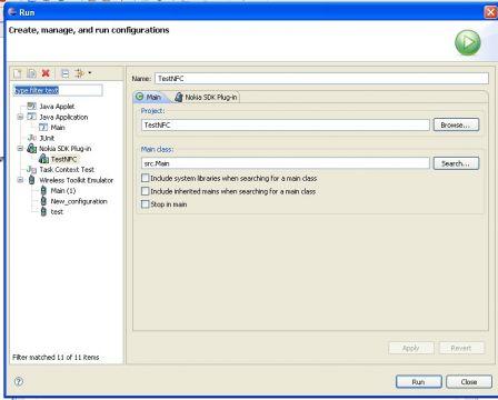 Comment utiliser le SDK Nokia 6131 NFC et les émulateurs sous Eclipse?