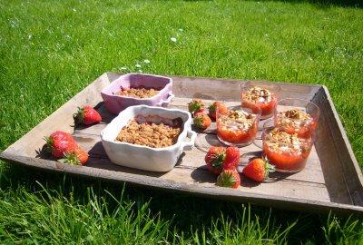 Un mariage parfait sous le soleil de la fraise et la rhubarbe