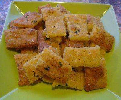 Crackers fleur de sel et thym