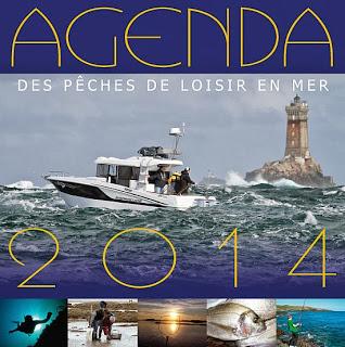 La bonne idée cadeau pour les amoureux de la mer ! L'Agenda 2014 de la Pêche de loisir en mer !