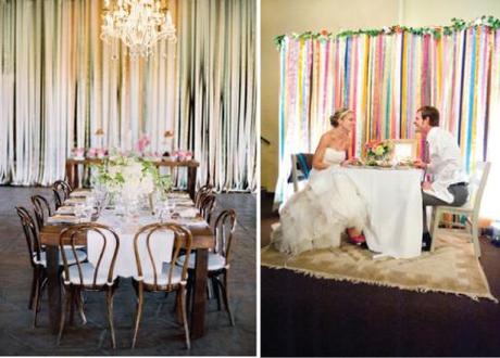mur-ruban-deco-mariage Que faire avec des rubans en satin ?