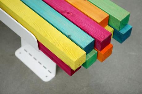BANC COLORÉ POUR KONSTFACK BANC COLORÉ POUR KONSTFACK