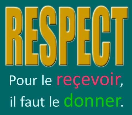 Manifestons… respect