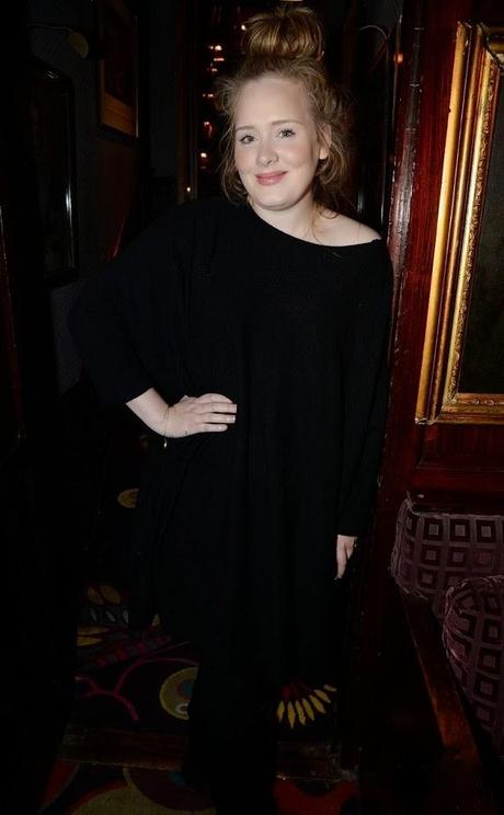 Adele au concert privé de Lady Gaga à Londres - 07.12.2013