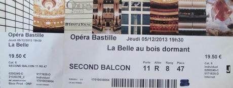 # Opéra Bastille # Ballet # 2ème # La Belle au bois dormant # Etincelles dans les yeux!