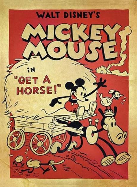 Mickey à cheval ! - Poster