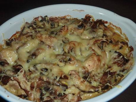 Gratin de champignons à la crème d'ail P1140858