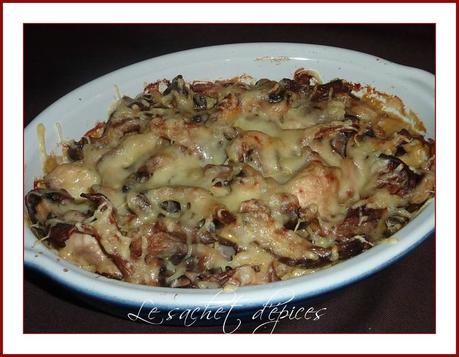 Gratin de champignons à la crème d'ail Gratin de champignons à la crème d'ail