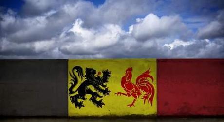 La Porte à Coté : Belgique, Flandres et Wallonie frères ennemies Crise politique, separatisme en Belgique, illustration